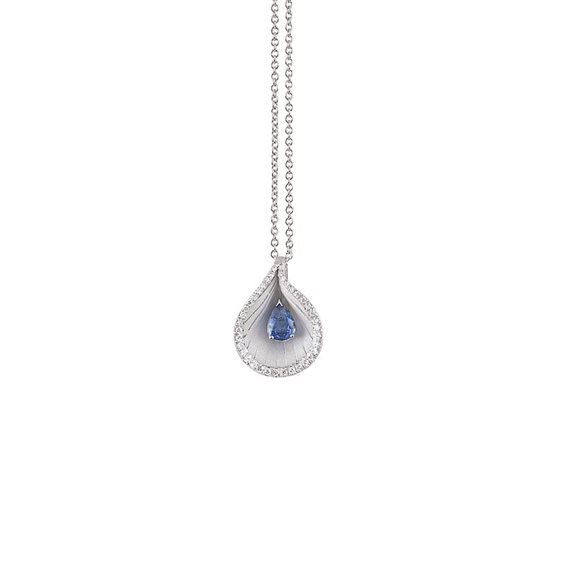 Collar Annamaria Cammilli Mujer Premiere Color in Oro blanco Zaffiro 0.33 Ct 'GPE2099W - 'GPE2099W